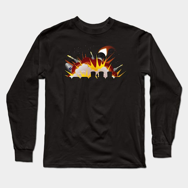 Mystery Crash Theater 3000ms Long Sleeve T-Shirt by jeffmcdowalldesign